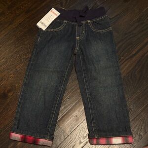 Gymboree Kids Jeans with Plaid Cuffs
